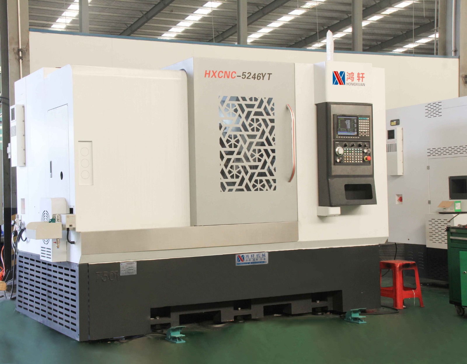 5246YT雙主軸動力刀塔機